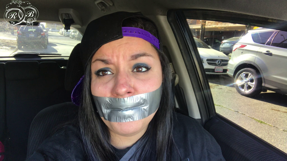 Blueheart Duct Tape Gagged while Driving