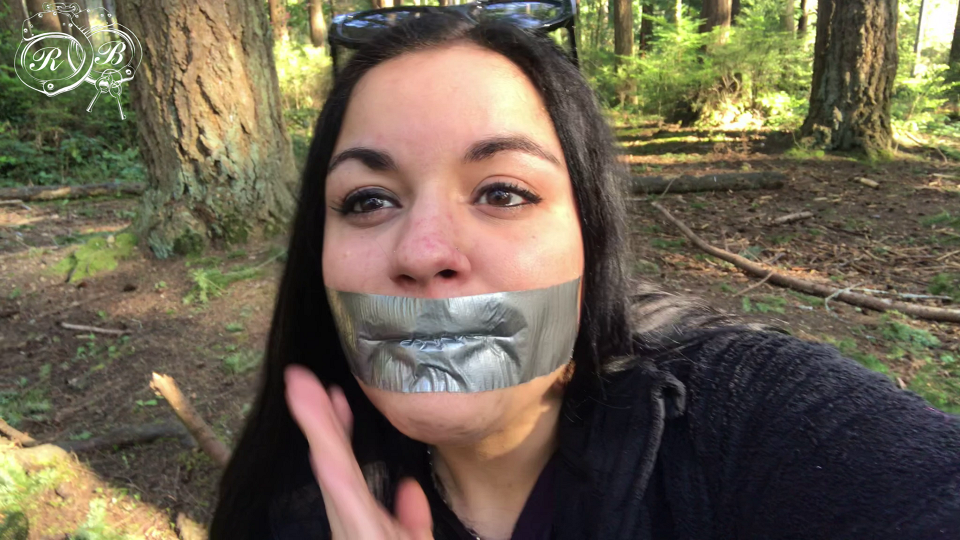 Blueheart Duct Tape Gagged in Public